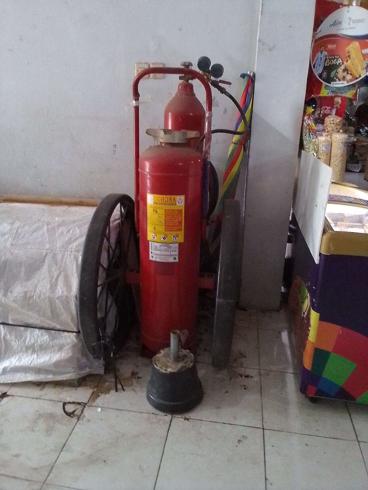 Operasi pemadaman kebakaran pagedongan
